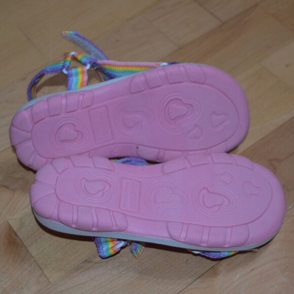 Calistoga Girls Sz 11 Strappy Rainbow Sandals - New without Box - Picture 2 of 2